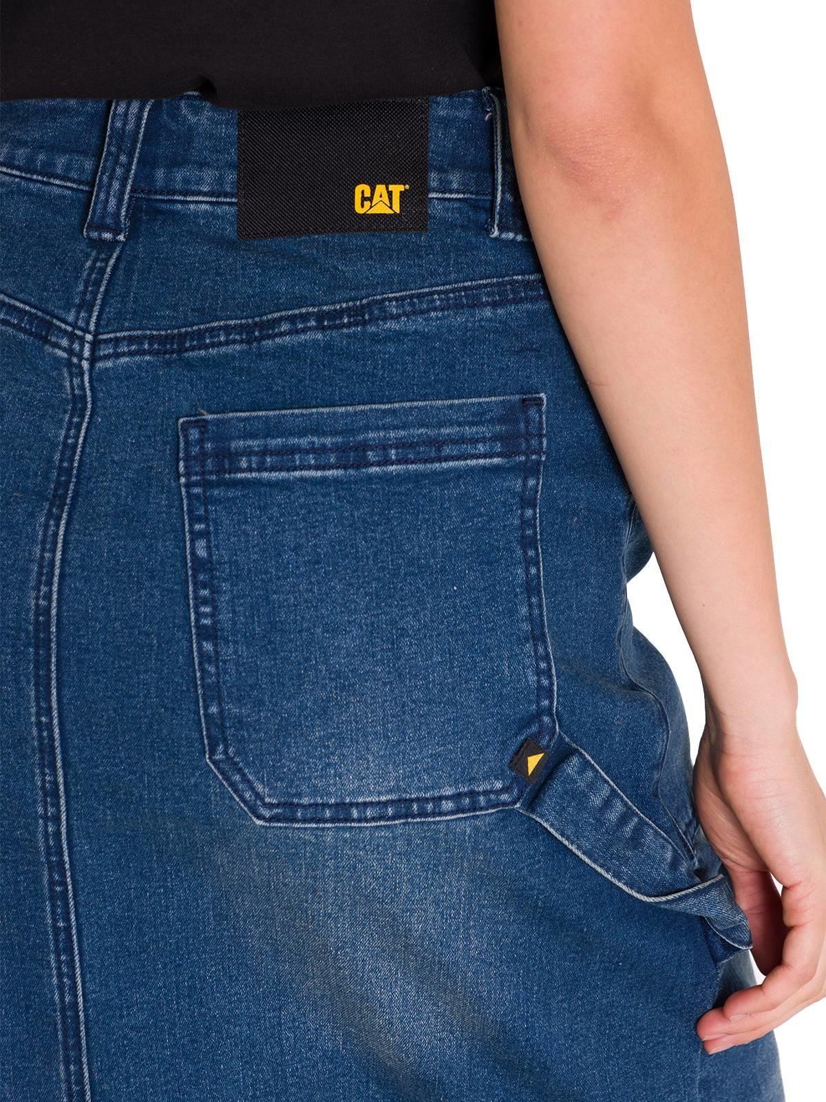 Falda Casual Carpenter Maxi Mujer Denim-7