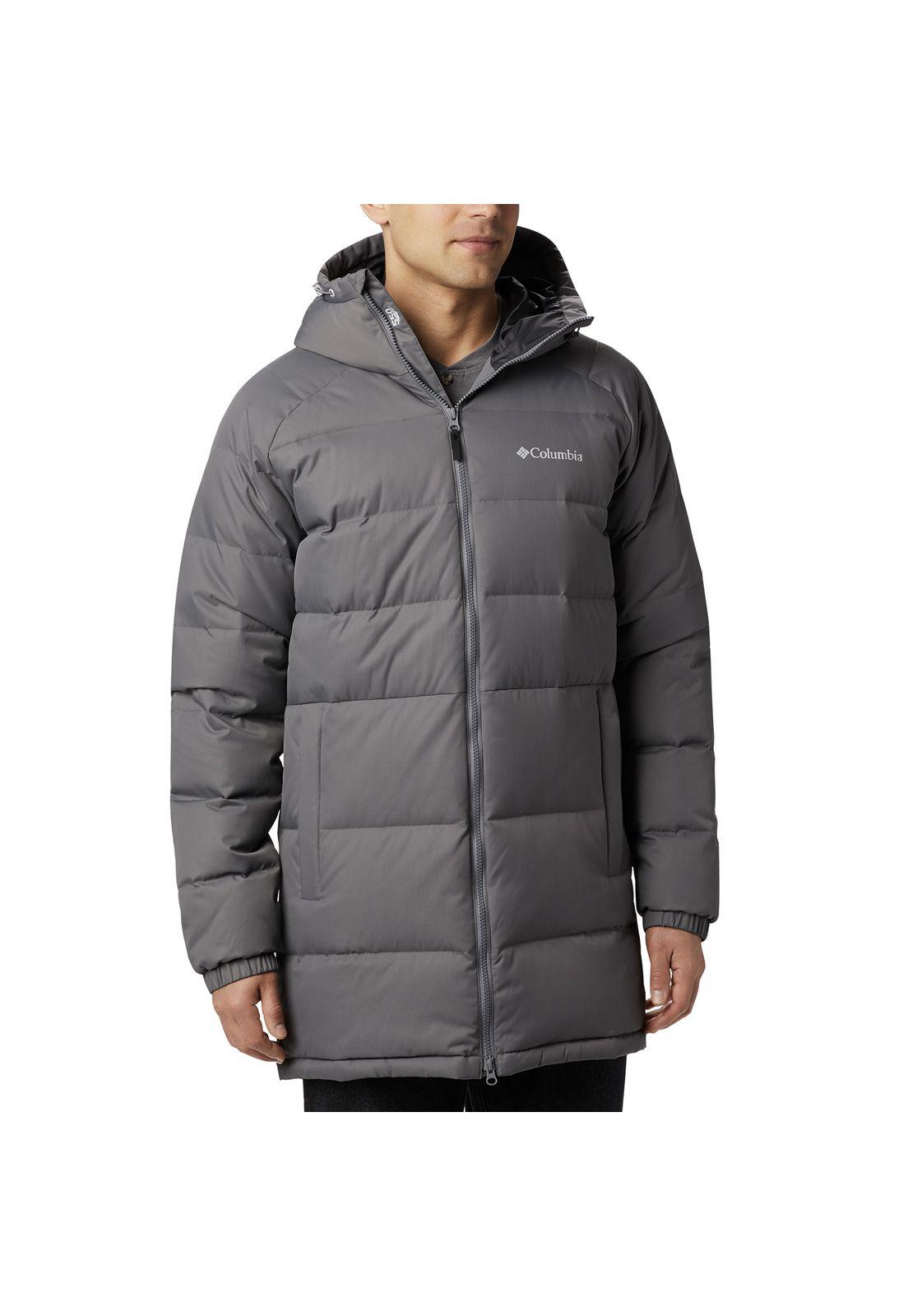 Parka Hombre Macleay Down Long Jk Nylon Negro-0