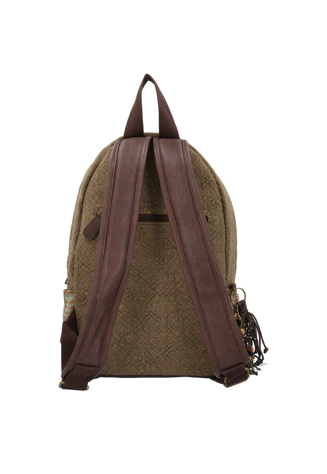 Mochila  Mujer Apple Back Café-2