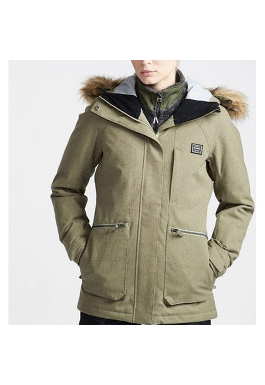 Parka De Ski Mujer Into The Forest Verde-0