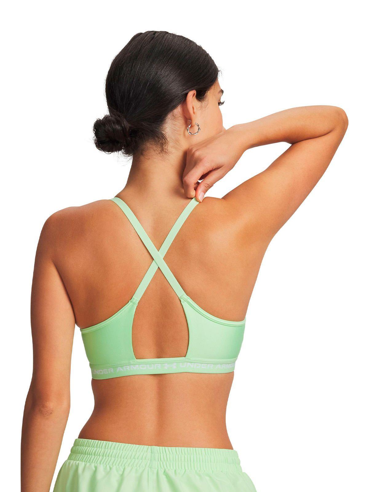 Peto UA Crossback Low Verde Mujer-1