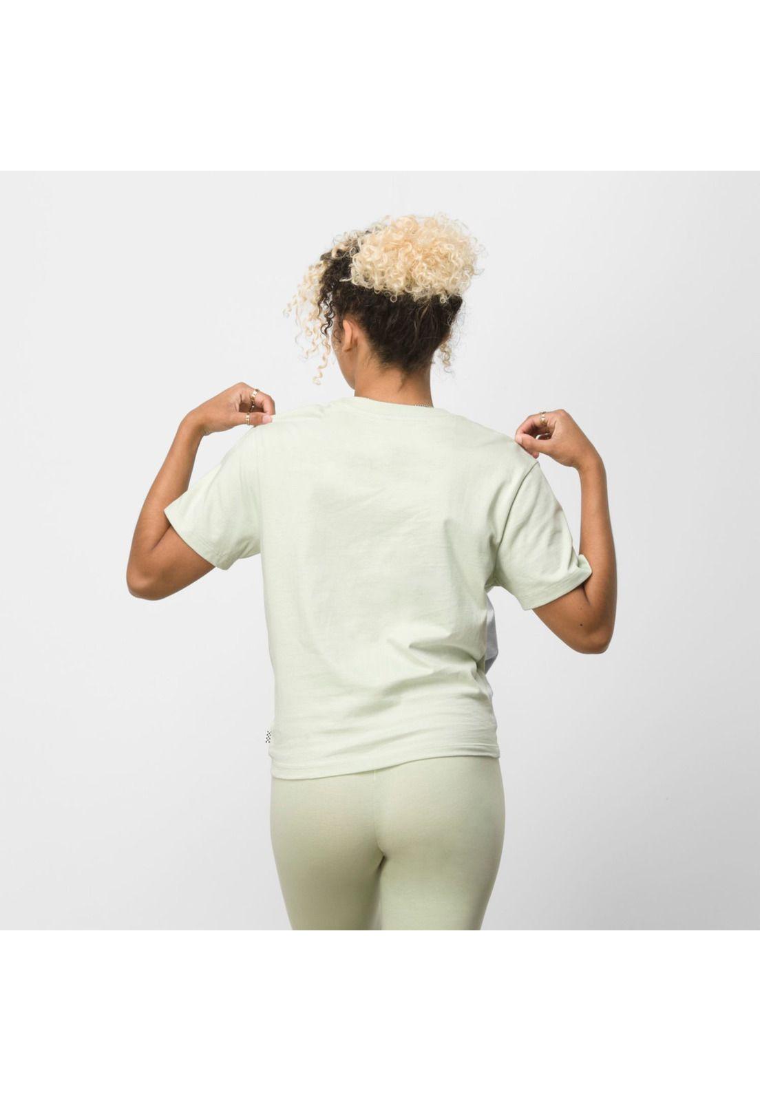 Polera M/C Mujer Wm Junior V Knot Celadon Green-3