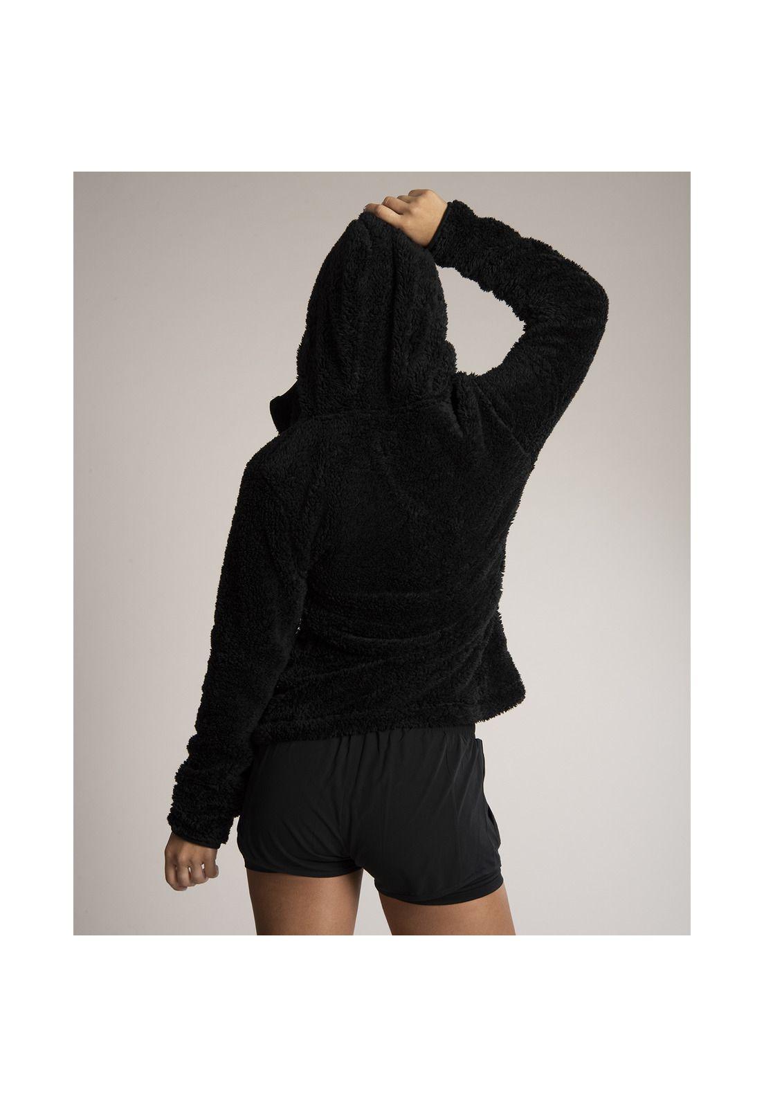 Polar Hoodie Shaggy Kali Negro-2