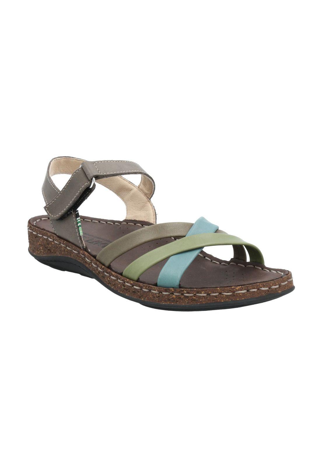 Sandalia Cuero Mujer Bonn Multicolor-1