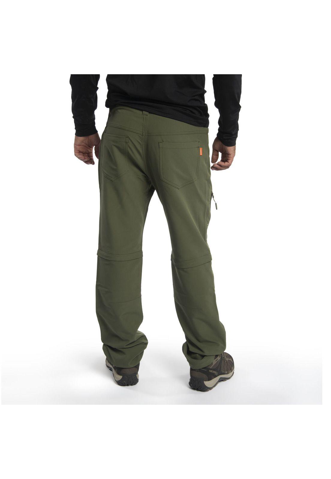 Pantalón Hombre Repelent Detach Verde-3