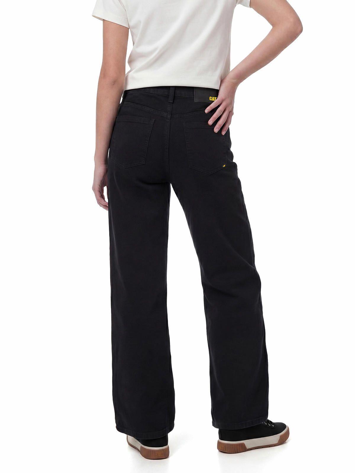 Jeans Mujer Denim Wide Leg - Black Stone-1