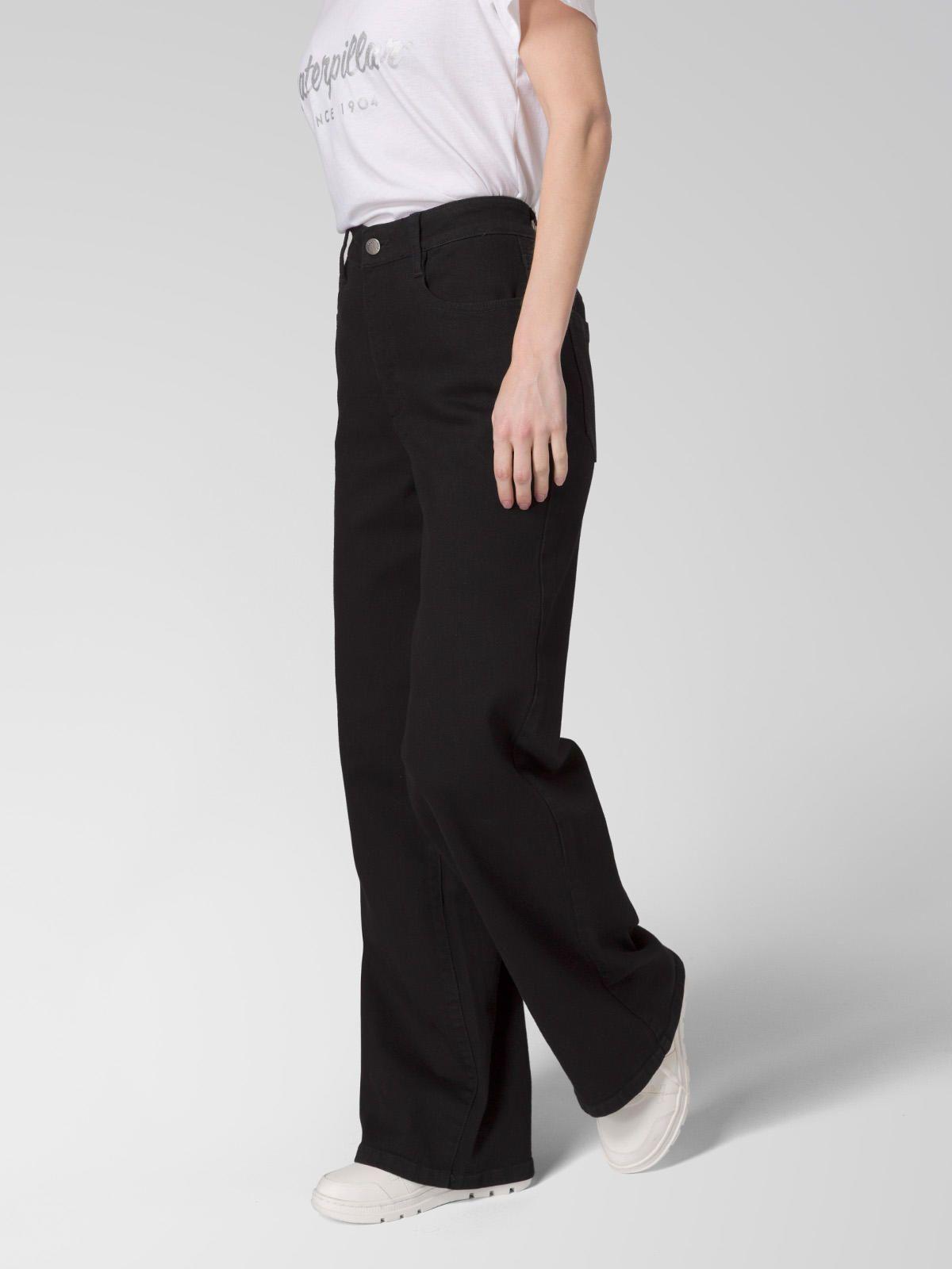 Jeans Mujer Denim Wide Leg Negro-7