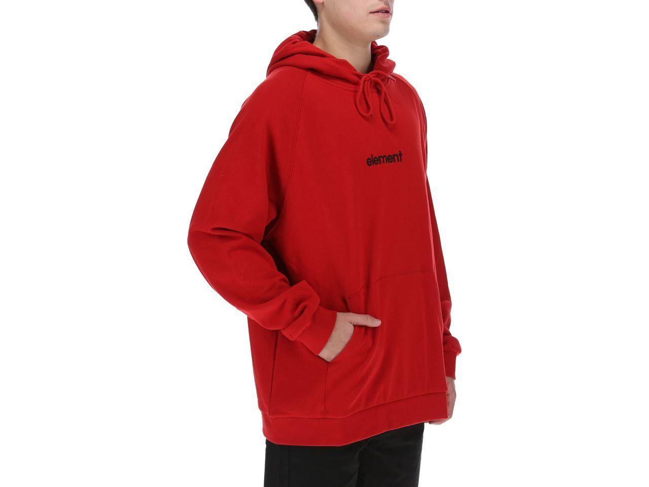 Poleron Hombre Big Hood Ft Rojo-3