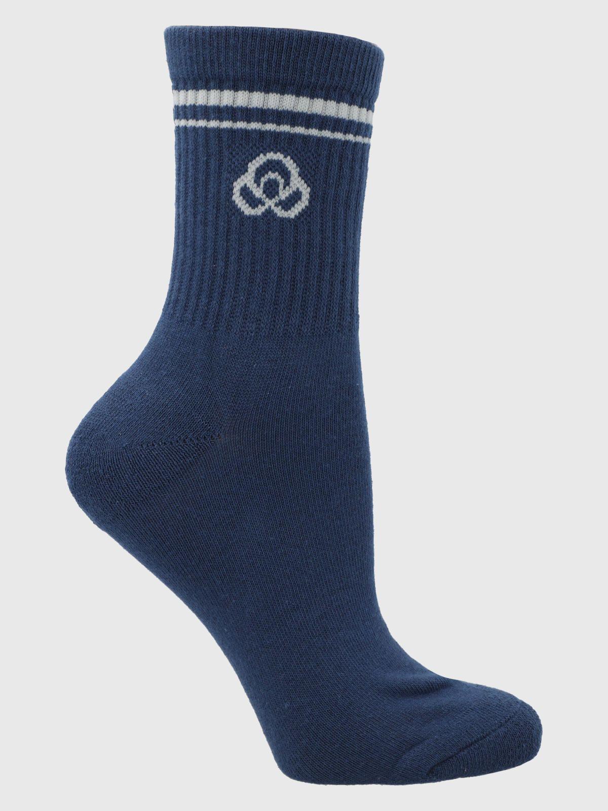 Calcetin 2 Pack Quarter Azul-1