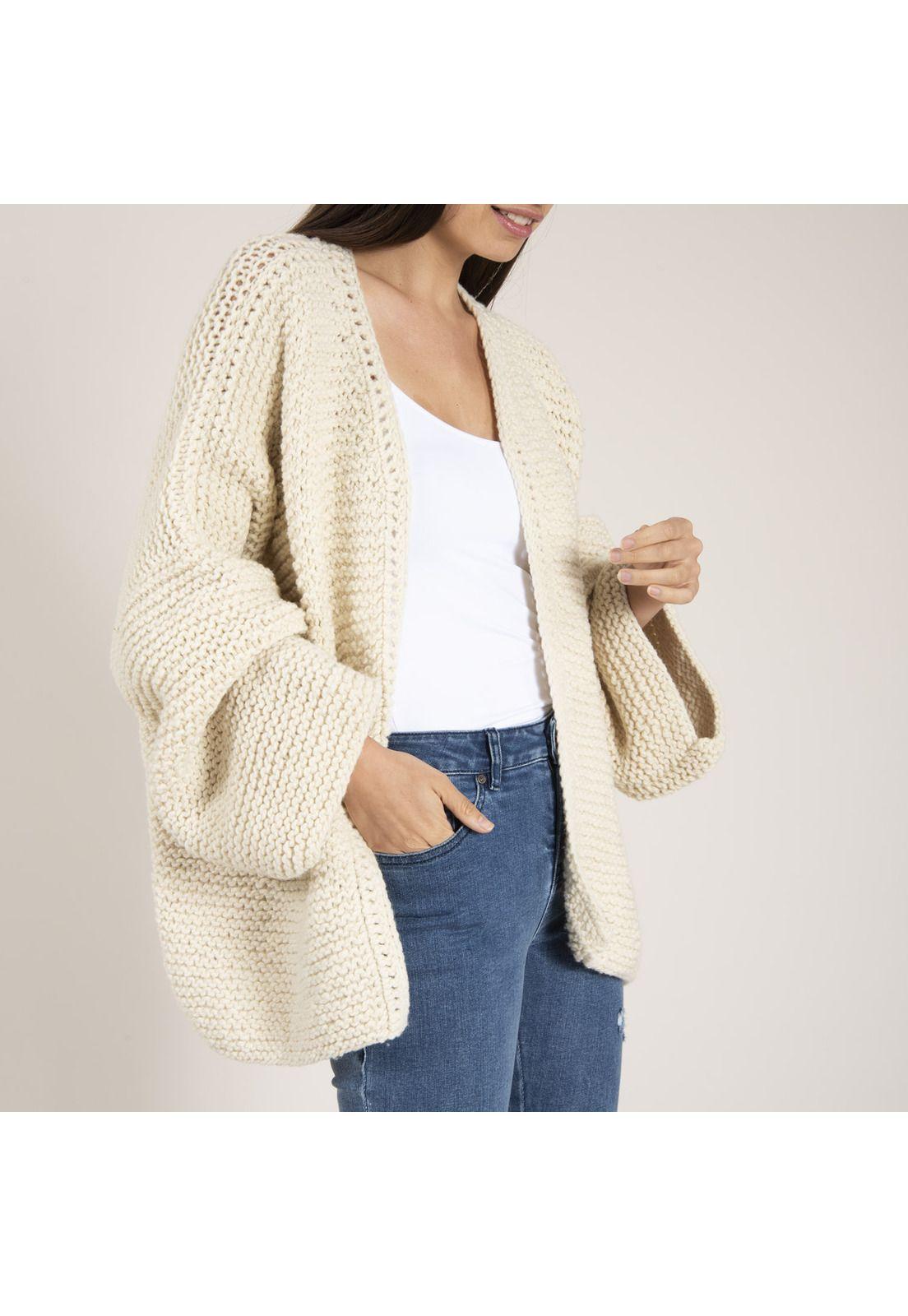 Chaleco Lana Chercan Blanco Mujer Rockford-1