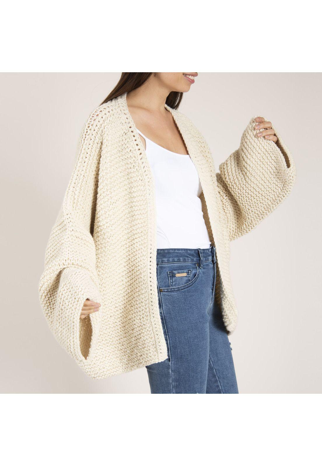 Chaleco Lana Chercan Blanco Mujer Rockford-2
