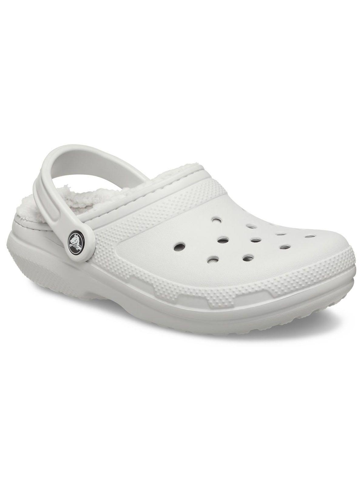 Zueco Crocs Mujer Classic Lined Clog Gris-6