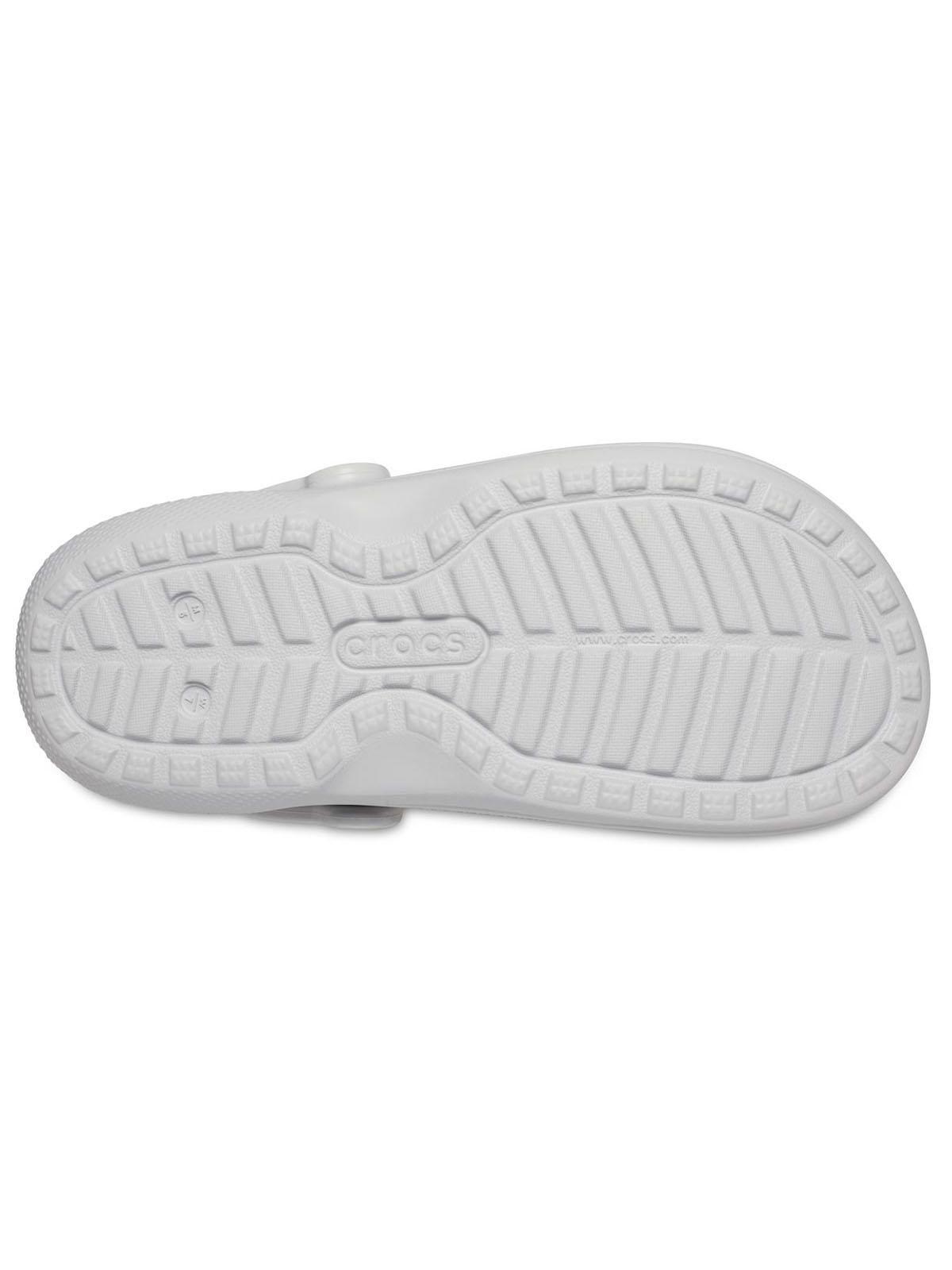 Zueco Crocs Mujer Classic Lined Clog Gris-5