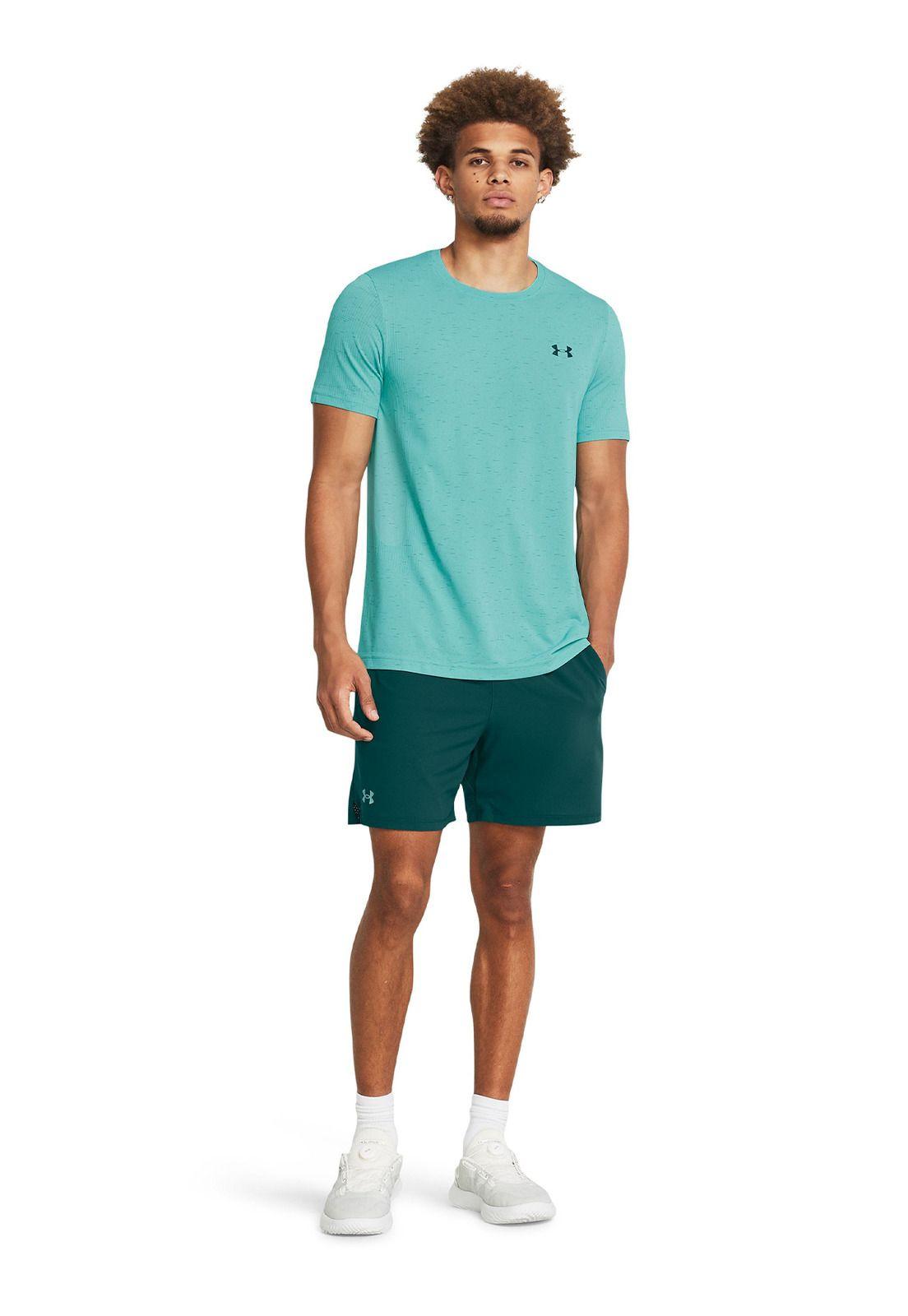 Polera manga corta UA Vanish hombre Verde-3