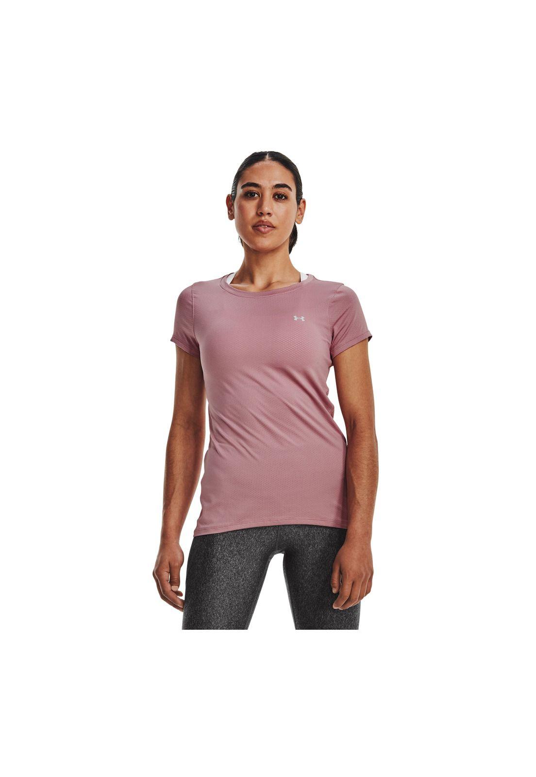 Polera M/C Training Heatgear® Rosado Mujer-3