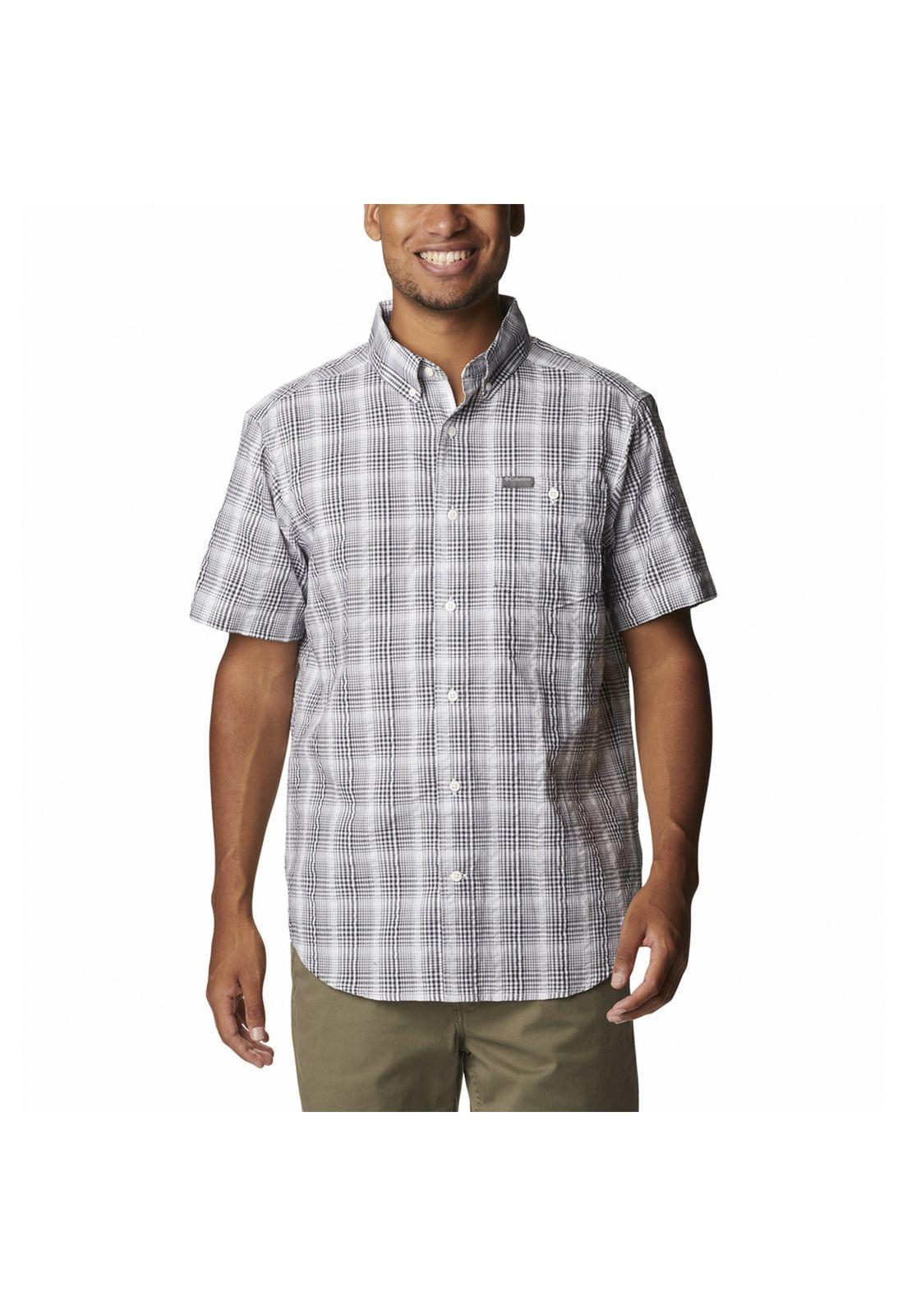Camisa M/C Hombre Brentyn Trail Ii Ss Gris-0