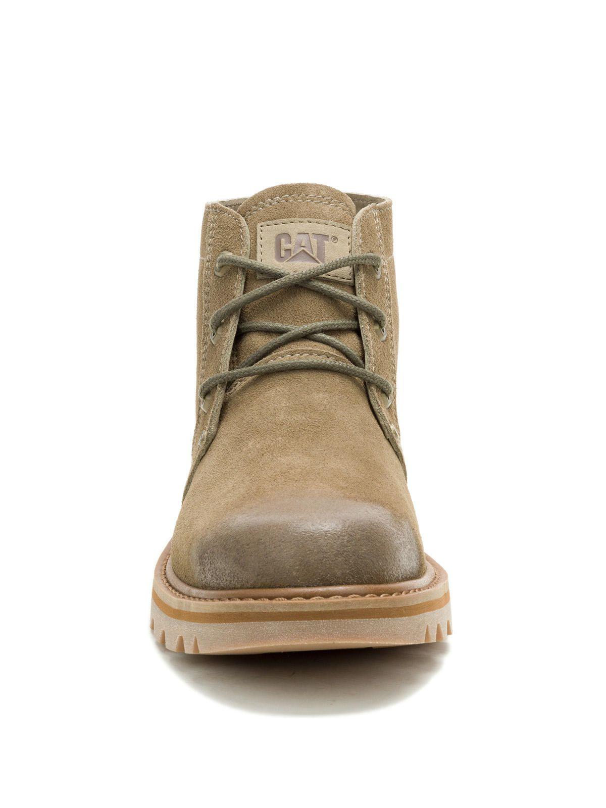 Botín Cuero Hombre Grader Chukka Oliva-4