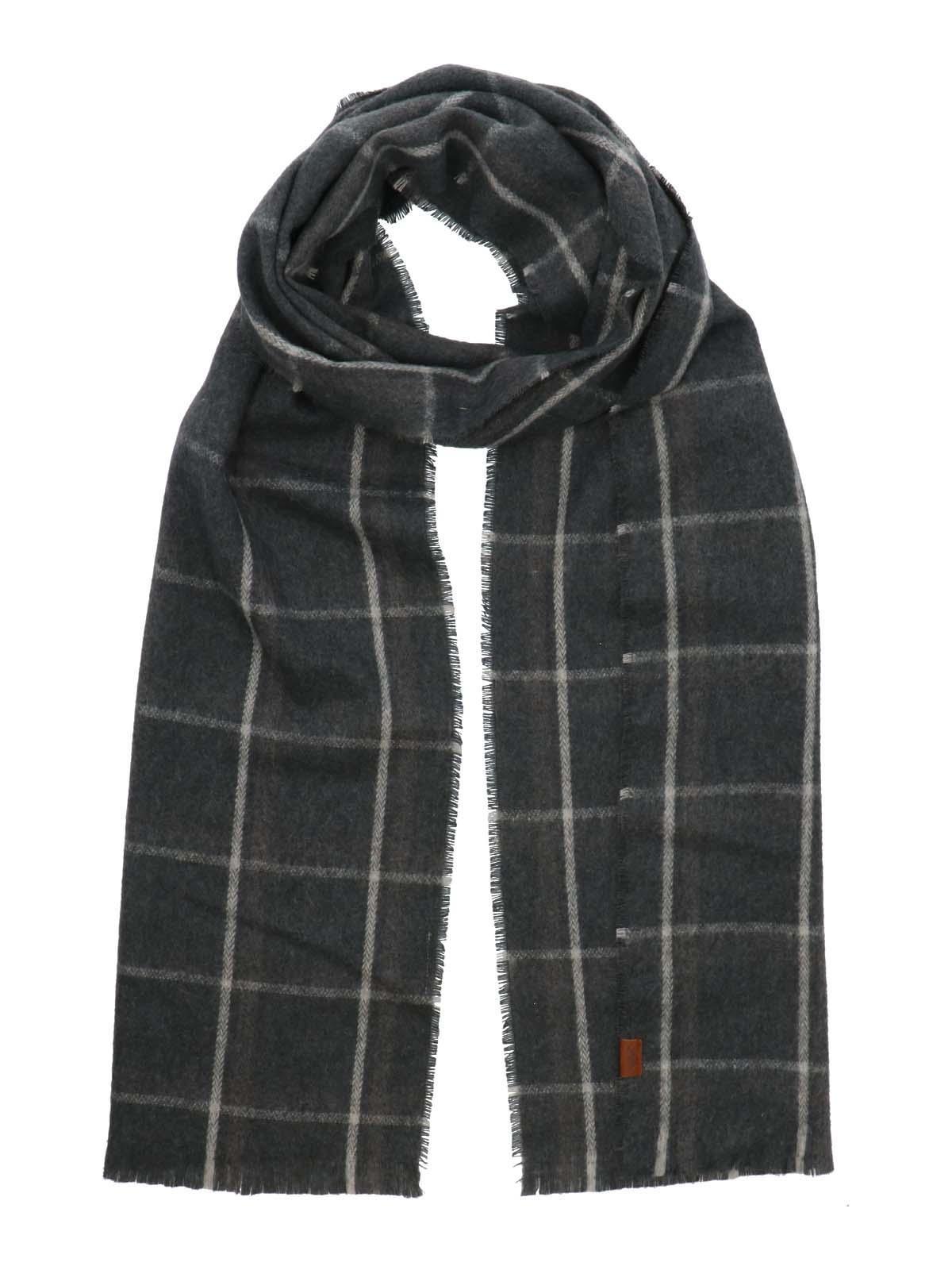Bufanda Hombre Rkf Scarf Plaid Gris-0