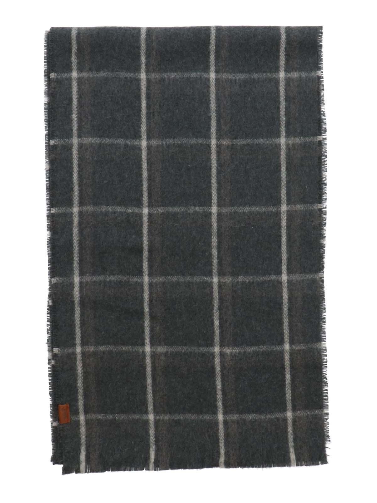 Bufanda Hombre Rkf Scarf Plaid Gris-1