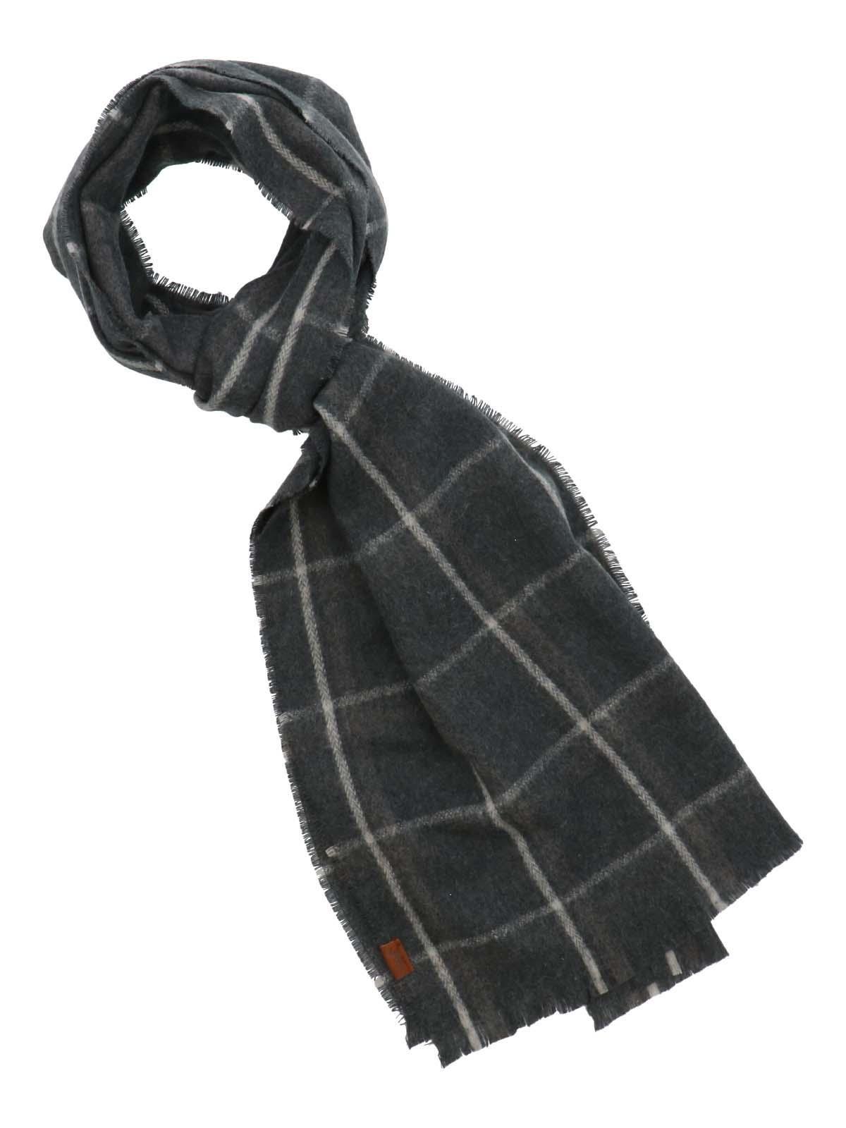 Bufanda Hombre Rkf Scarf Plaid Gris-2
