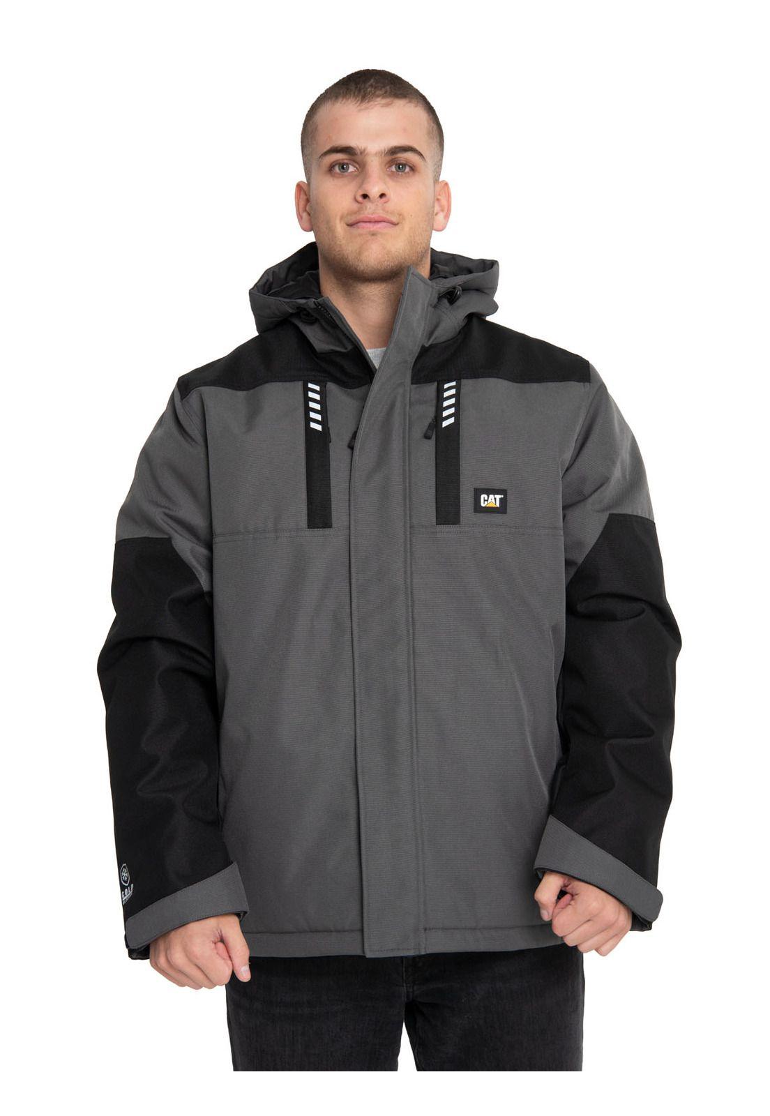 Chaqueta Hombre Midweight Insulated Oxford Gris-0