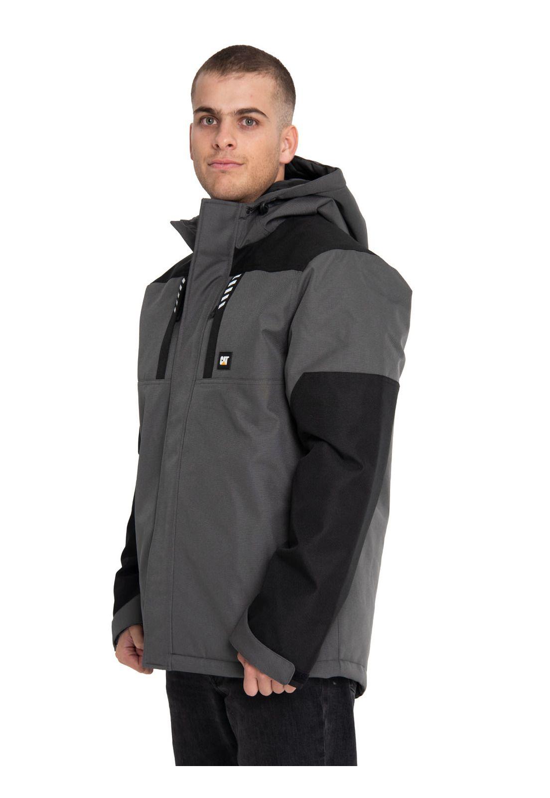 Chaqueta Hombre Midweight Insulated Oxford Gris-1