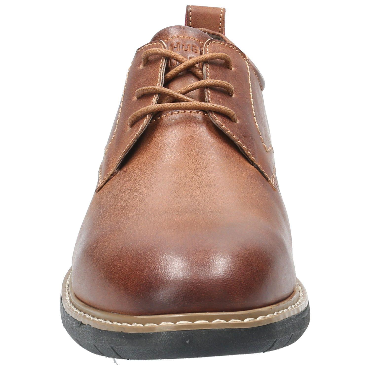 Zapato Cuero Hombre Bolo Café-3
