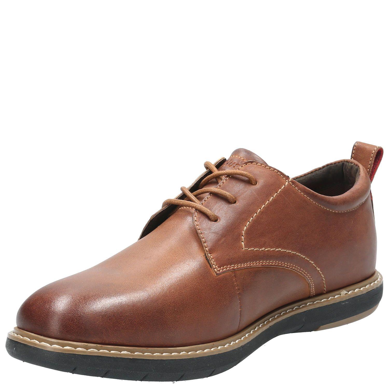 Zapato Cuero Hombre Bolo Café-4