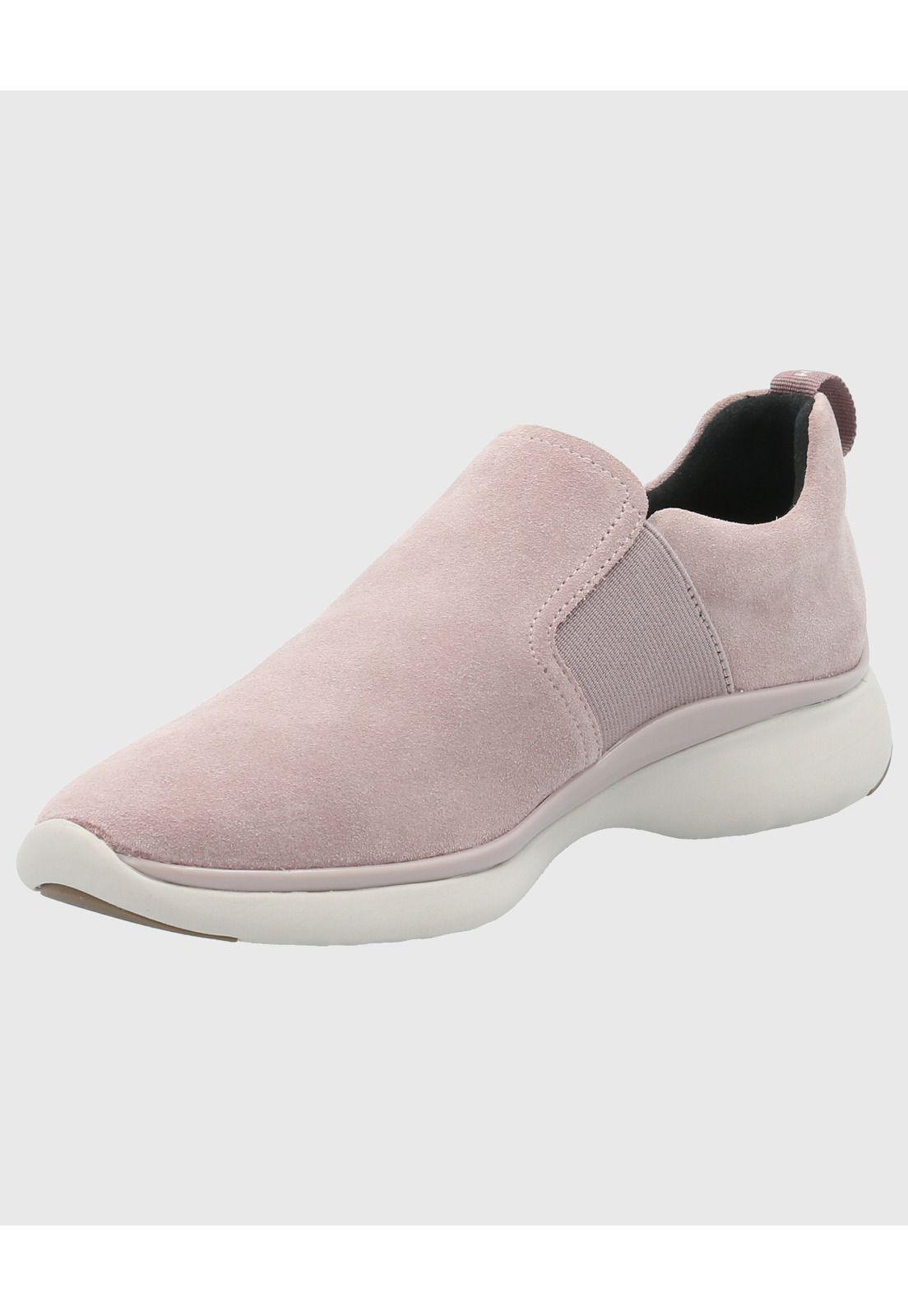 Zapatilla Cuero Mujer Sheer Rosado-4