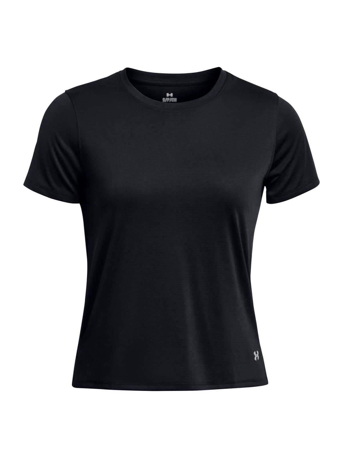 Polera Manga Corta Running para Mujer Launch Negro 
-0