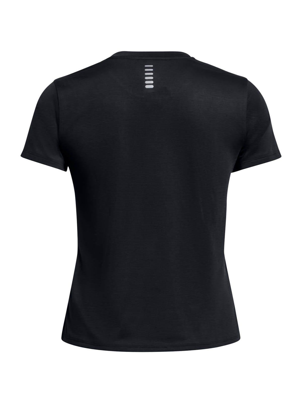 Polera Manga Corta Running para Mujer Launch Negro 
-1