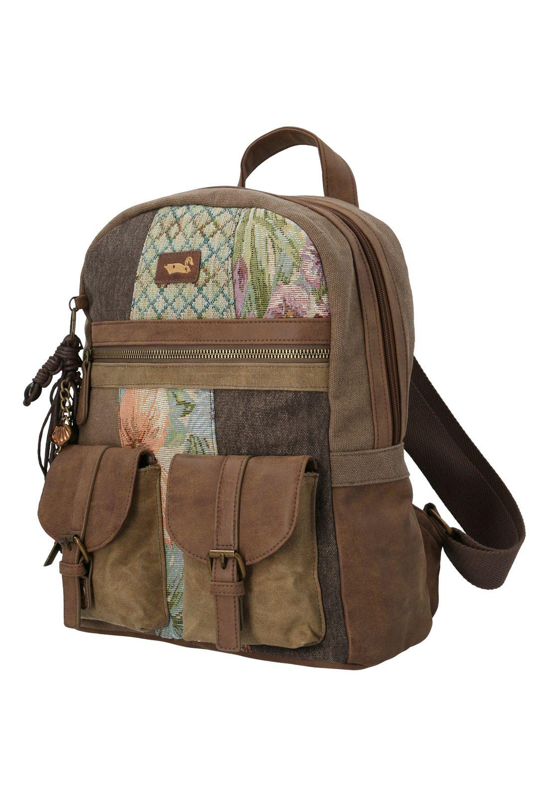 Cartera Camel Ikal Back Mujer-1