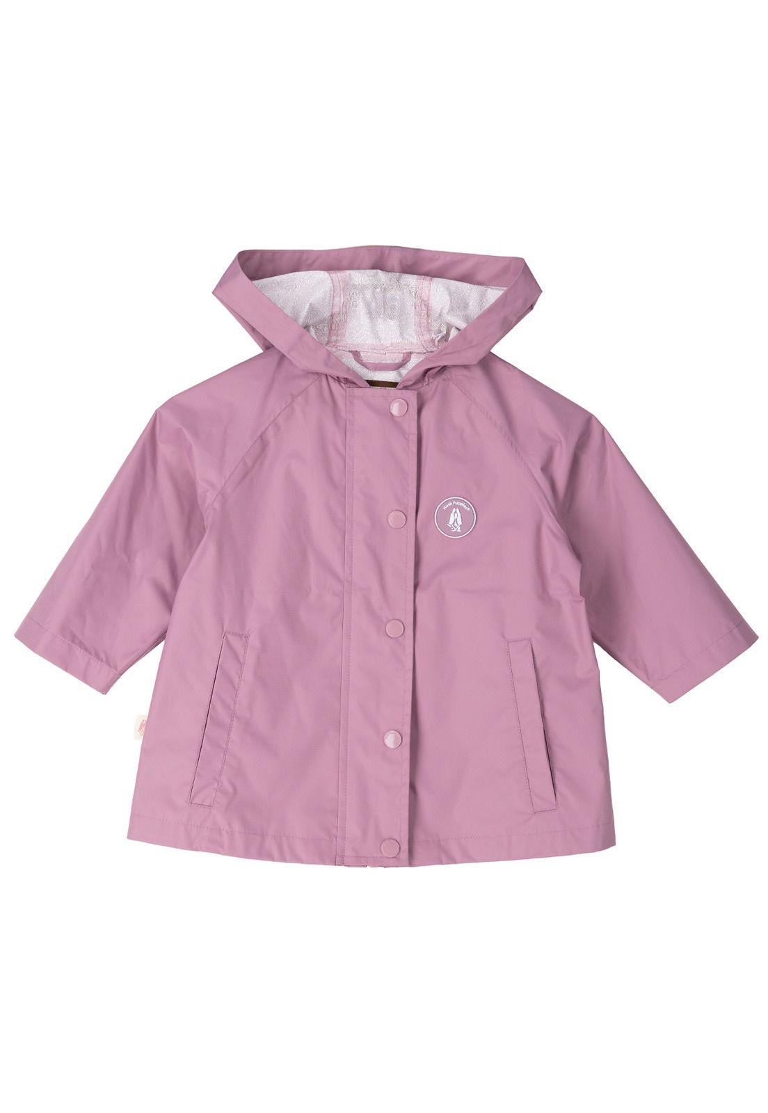 Chaqueta Waterproof Niña Wind Rosado-0