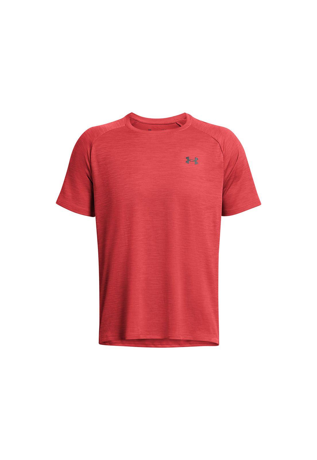 Polera manga corta UA Tech hombre Rojo-0