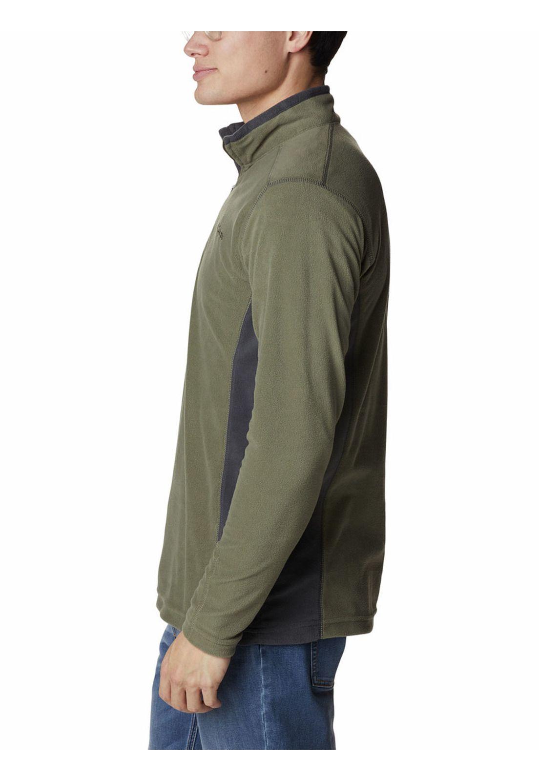 Buzo Hombre Klamath Range Half Zip Verde-1