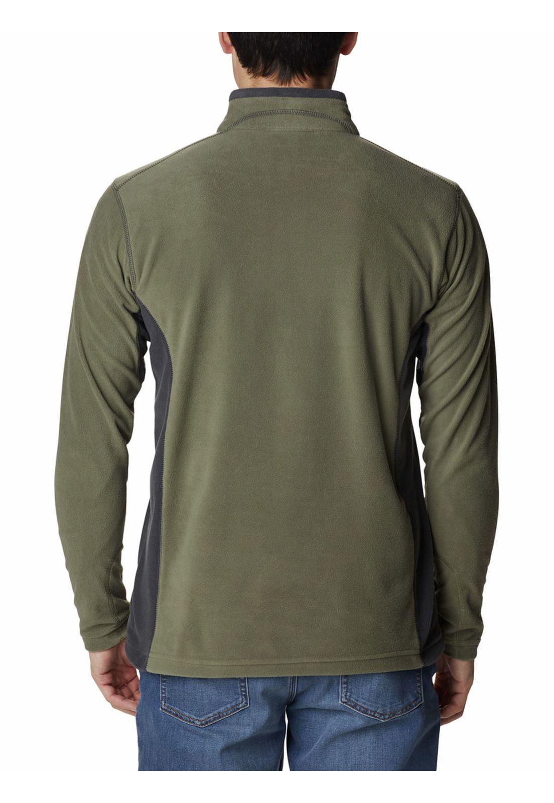 Buzo Hombre Klamath Range Half Zip Verde-5