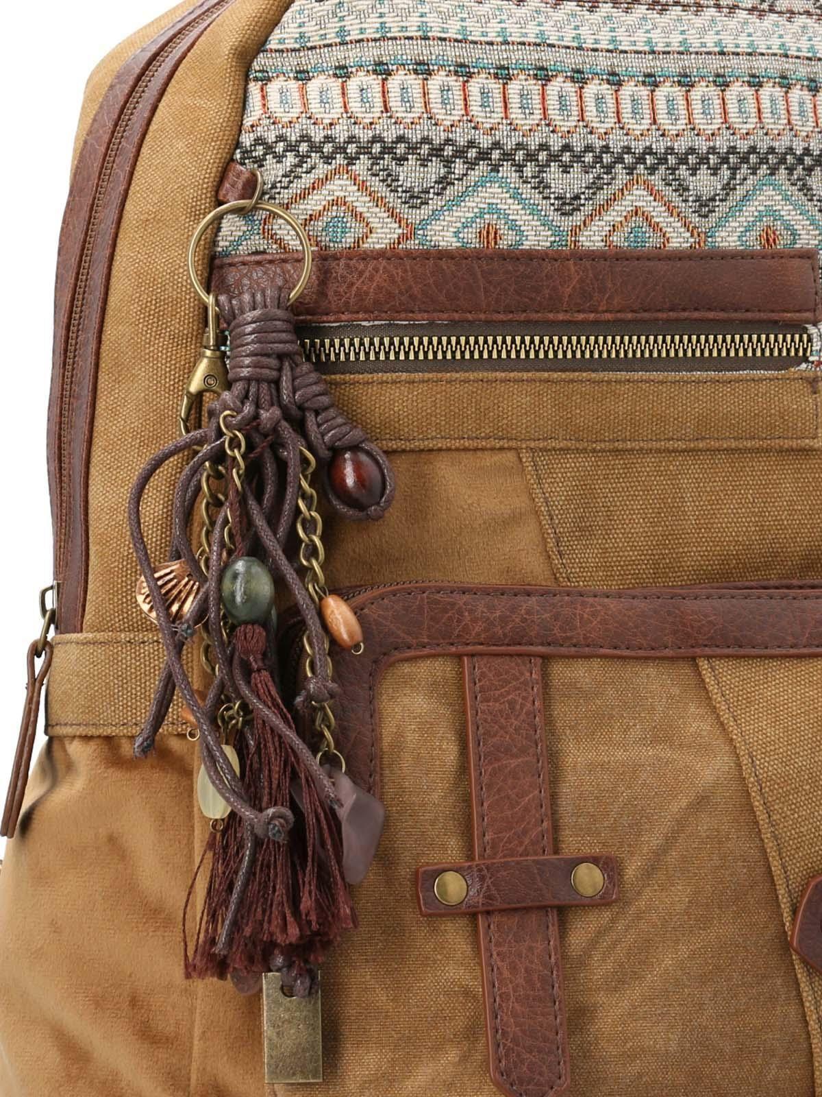 Cartera Textil Mujer Carmina Back Camel-2