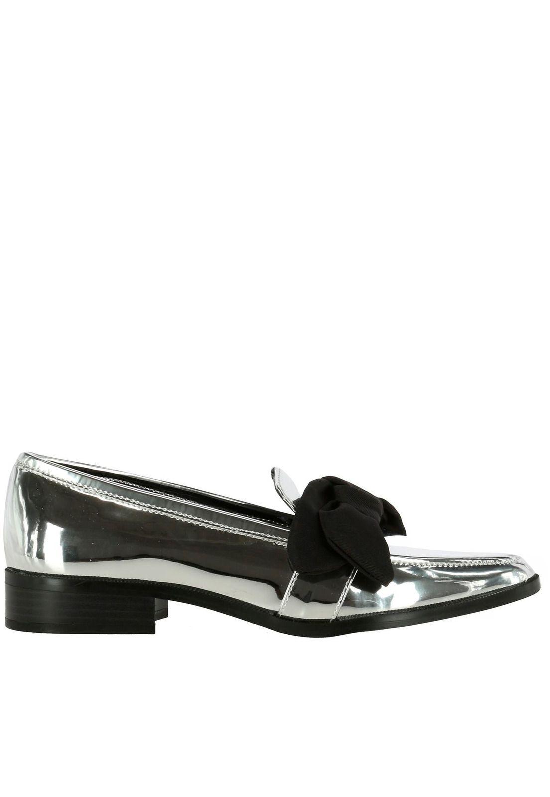 Mocasin Weeping Plateado Mujer-2