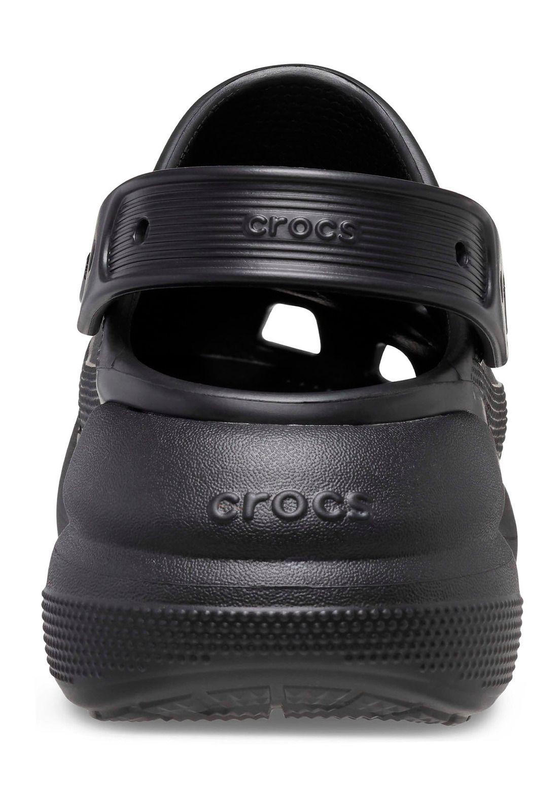 Zueco Crocs Mujer Crush Clog Negro-7