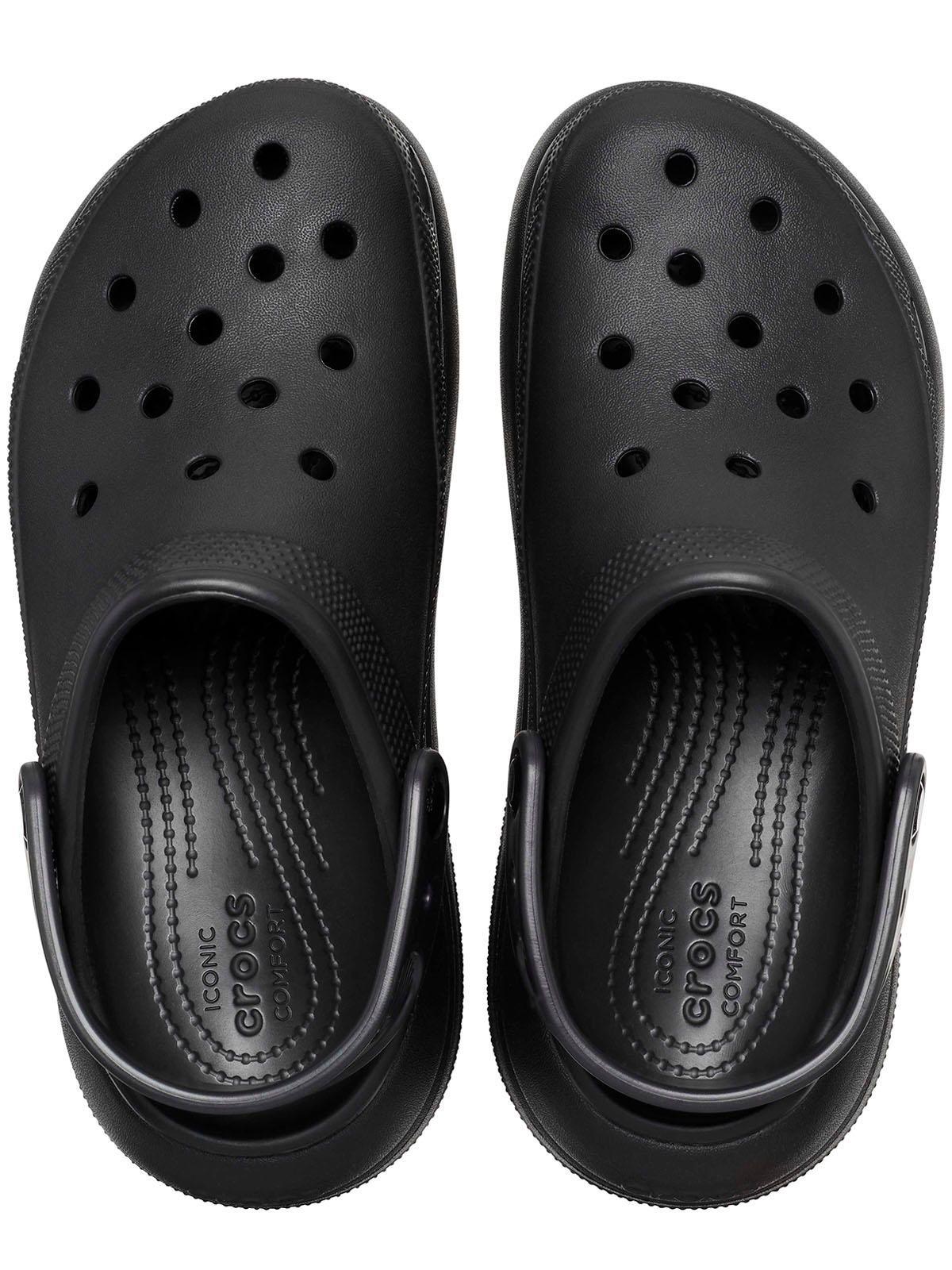 Zueco Crocs Mujer Crush Clog Negro-4