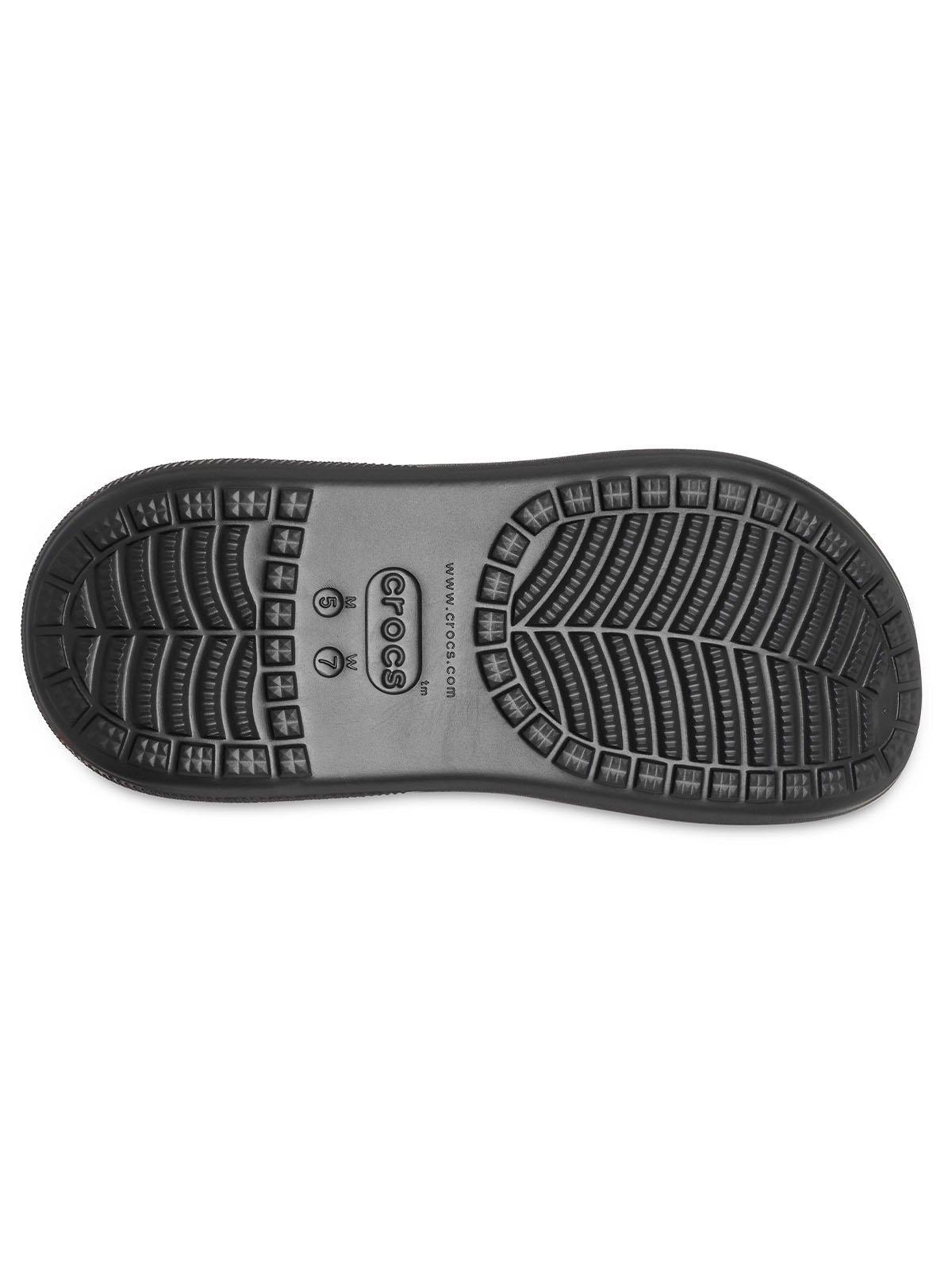 Zueco Crocs Mujer Crush Clog Negro-5