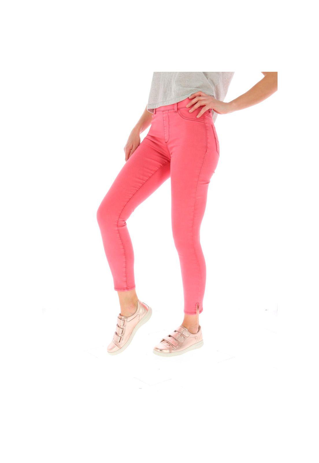JEANS MUJER JEGGING ROSA-1