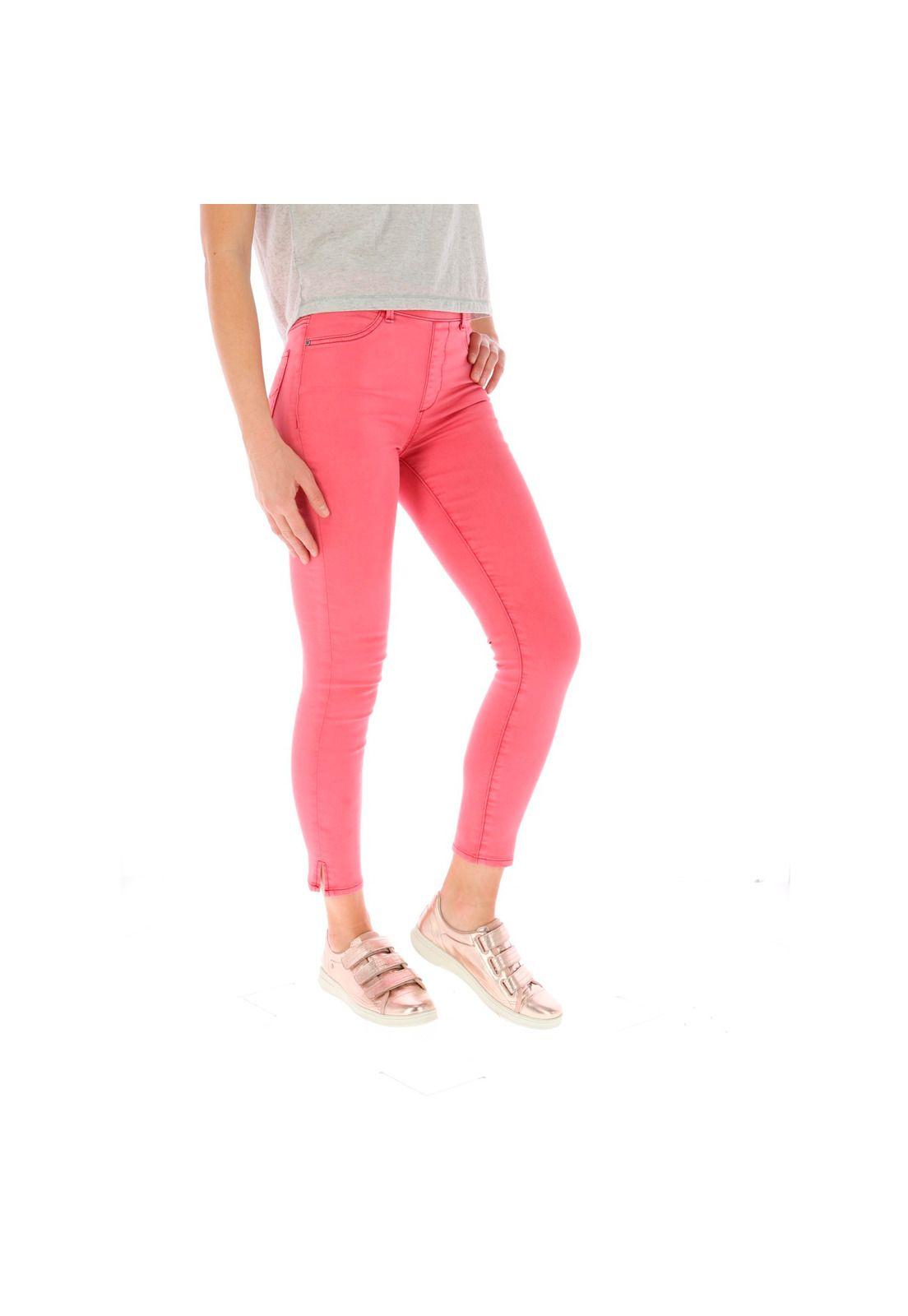 JEANS MUJER JEGGING ROSA-3