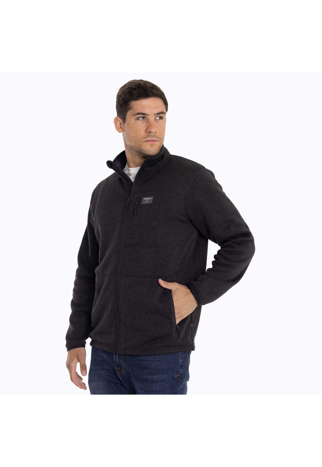 Polar Hombre Snake Knitted Fleece Negro Merrell-1