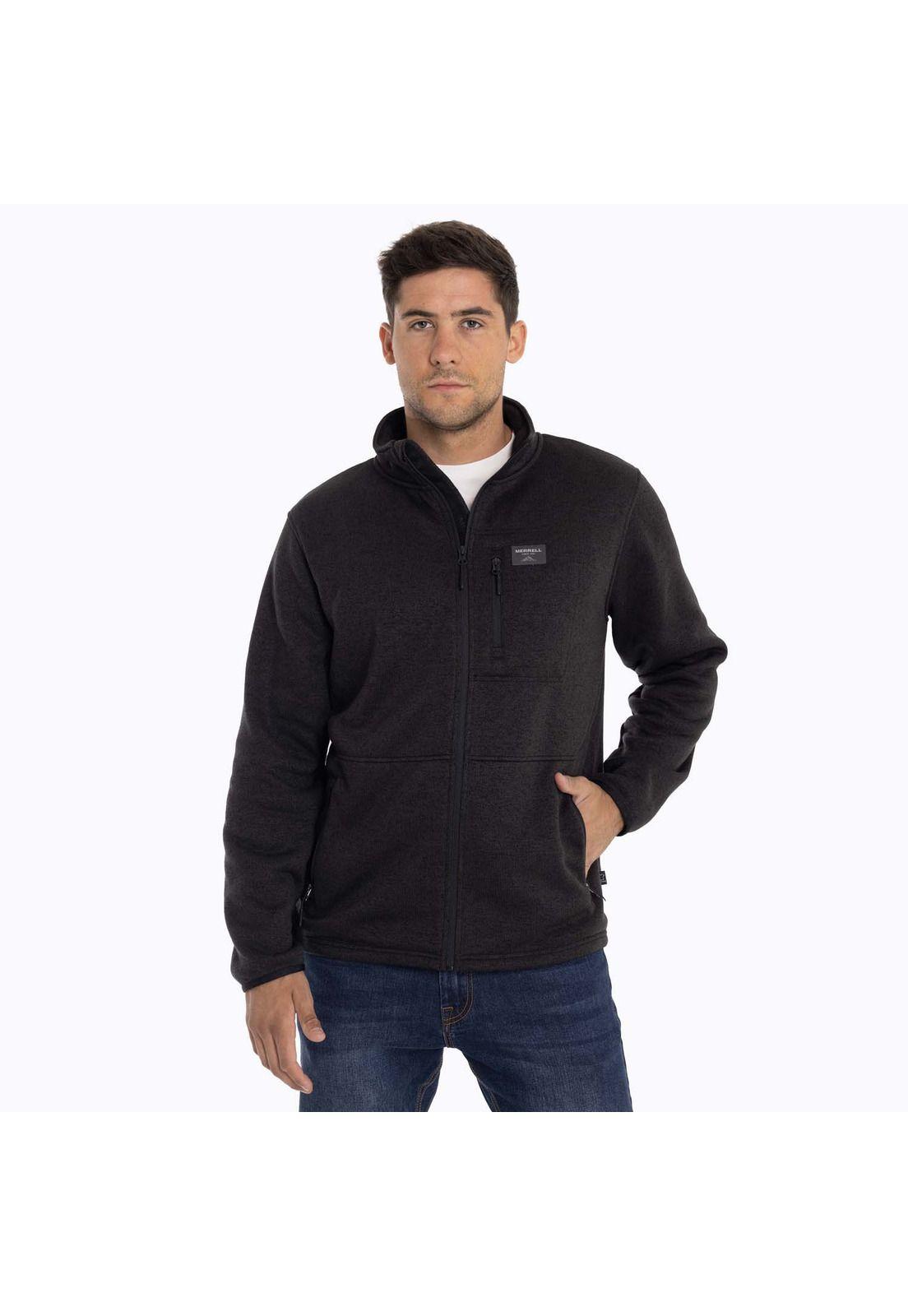 Polar Hombre Snake Knitted Fleece Negro Merrell-3