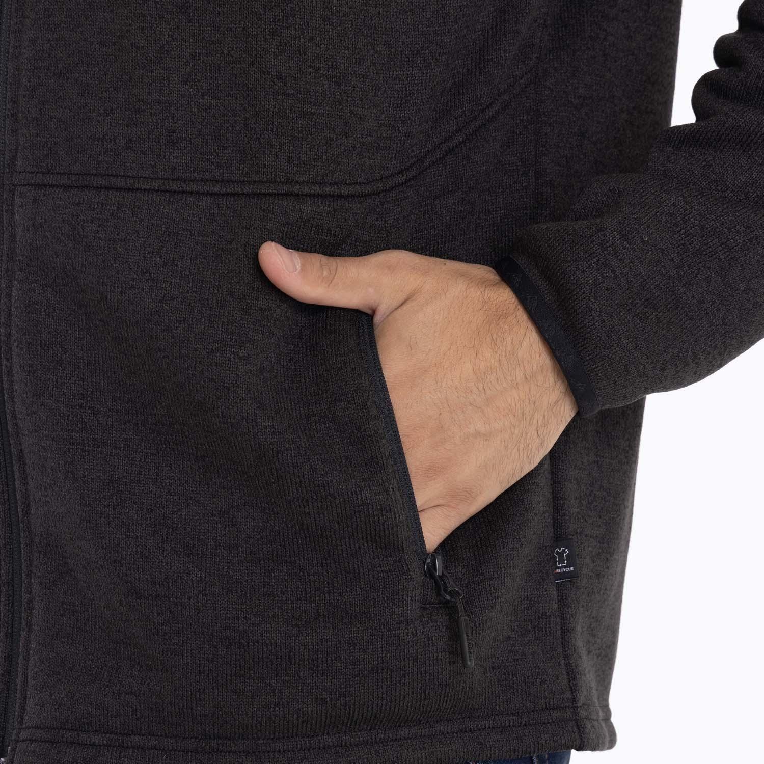 Polar Hombre Snake Knitted Fleece Negro Merrell-7