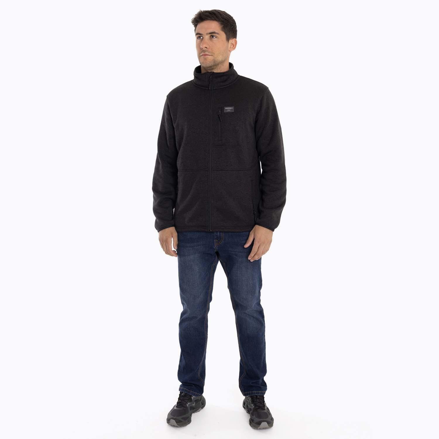 Polar Hombre Snake Knitted Fleece Negro Merrell-8