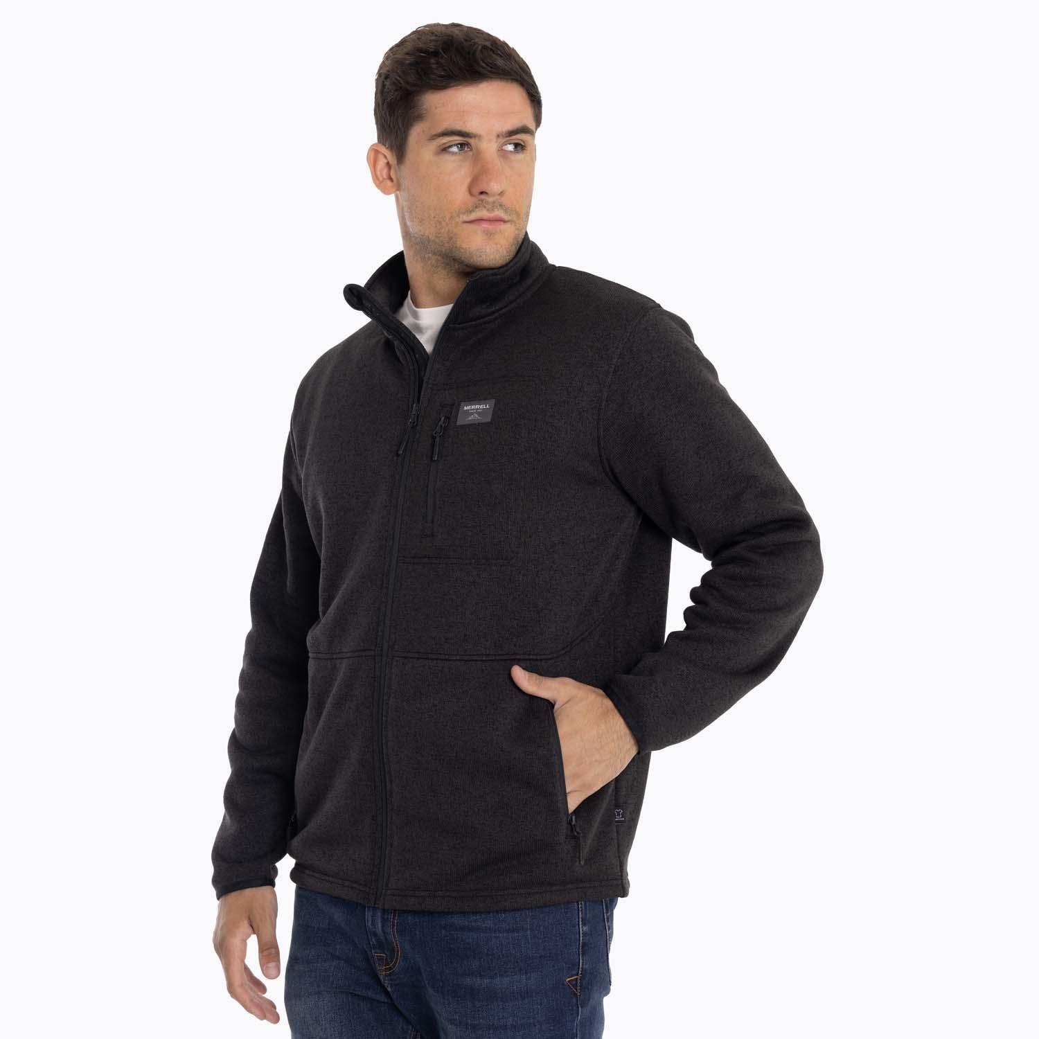Polar Hombre Snake Knitted Fleece Negro Merrell-1