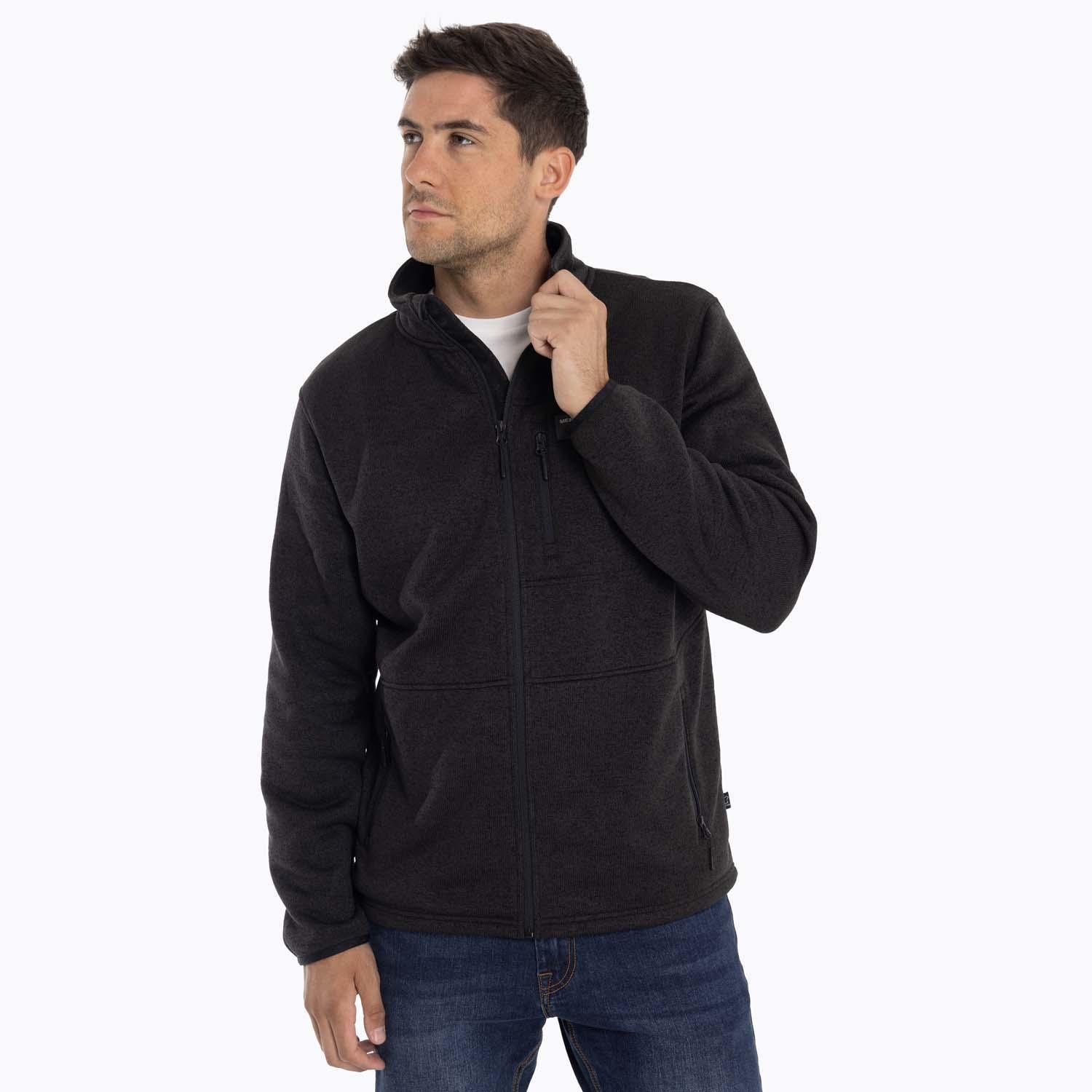 Polar Hombre Snake Knitted Fleece Negro Merrell-4