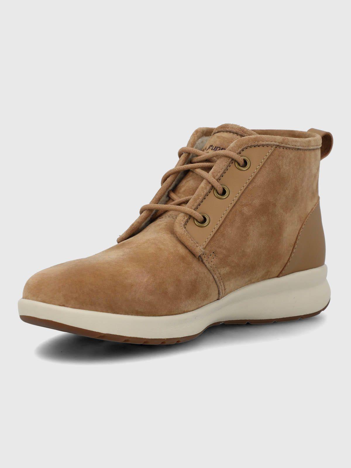 Botin Cuero Mujer Surbo Café Oscuro-5